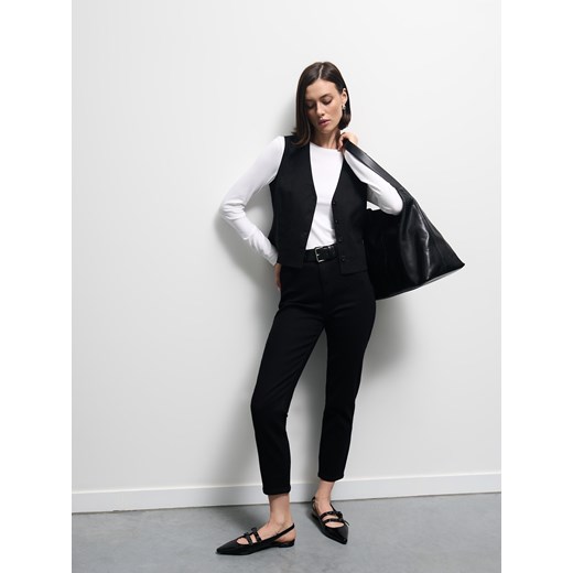 Mohito - Jeansy mom - czarny ze sklepu Mohito w kategorii Jeansy damskie - zdjęcie 184257400
