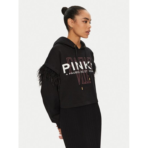 PINKO Bluza 103129 A1LU Czarny Regular Fit Pinko M MODIVO