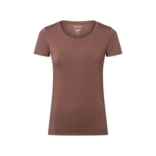 Marie Lund T-shirt damski Kobiety Dżersej mocca jednolity ze sklepu vangraaf w kategorii Bluzki damskie - zdjęcie 184257720
