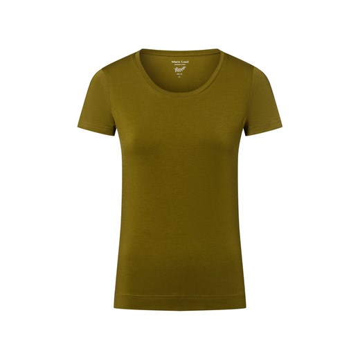 Marie Lund T-shirt damski Kobiety Dżersej oliwkowy jednolity ze sklepu vangraaf w kategorii Bluzki damskie - zdjęcie 184257723