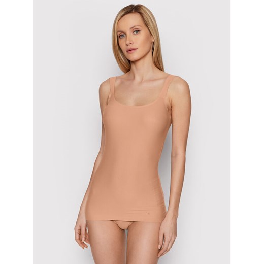 Triumph Top Smart Micro 10211587 Beżowy Slim Fit ze sklepu MODIVO w kategorii Podkoszulki i halki - zdjęcie 184258892