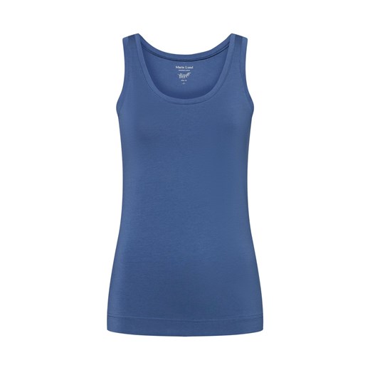 Marie Lund Top damski Kobiety Bawełna niebieski jednolity ze sklepu vangraaf w kategorii Bluzki damskie - zdjęcie 184258960