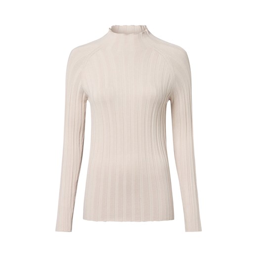 Marie Lund Sweter damski z dzianiny Kobiety dzianina grubo tkana écru jednolity ze sklepu vangraaf w kategorii Swetry damskie - zdjęcie 184258971