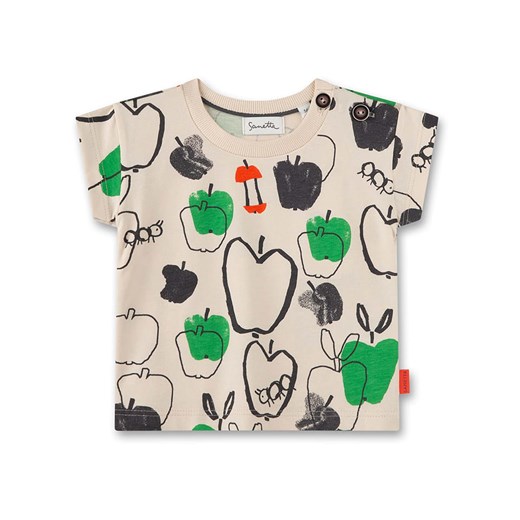Sanetta Kidswear Koszulka w kolorze beżowym ze wzorem ze sklepu Limango Polska w kategorii Odzież dla niemowląt - zdjęcie 184259753