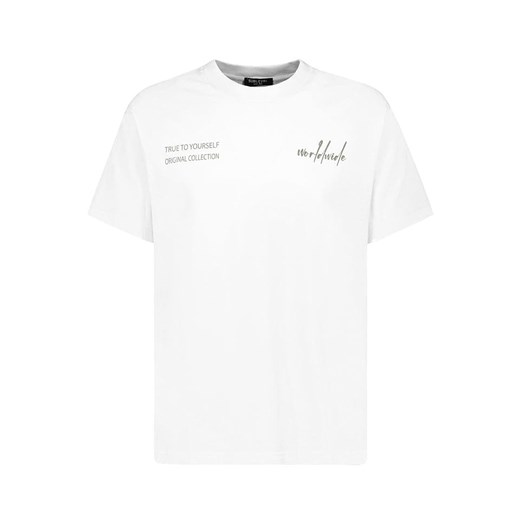 Sublevel Koszulka w kolorze białym ze sklepu Limango Polska w kategorii T-shirty męskie - zdjęcie 184259962
