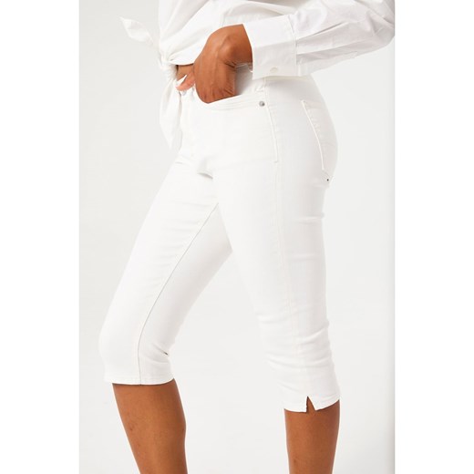 Garcia Rybaczki dżinsowe - Skinny fit - w kolorze białym Garcia W31 wyprzedaż Limango Polska