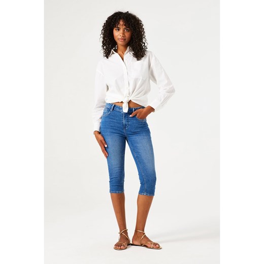 Garcia Rybaczki dżinsowe - Skinny fit - w kolorze niebieskim ze sklepu Limango Polska w kategorii Jeansy damskie - zdjęcie 184260452