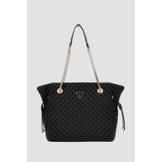 GUESS Czarna damska torebka Everlee Tote ze sklepu outfit.pl w kategorii Torby Shopper bag - zdjęcie 184260850