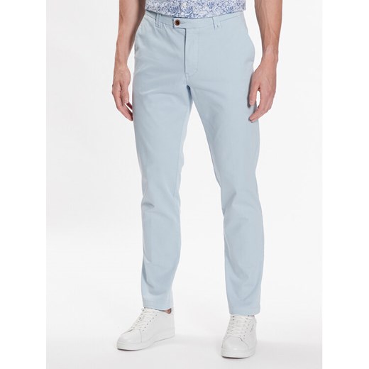 CINQUE Chinosy Ciwood_2 2051 Błękitny Slim Fit ze sklepu MODIVO w kategorii Spodnie męskie - zdjęcie 184261020