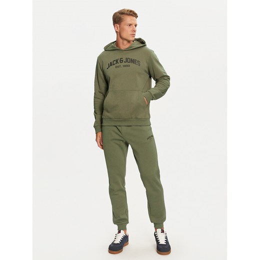 Jack&Jones Dres Josh 12271632 Zielony Regular Fit ze sklepu MODIVO w kategorii Dresy męskie - zdjęcie 184261024