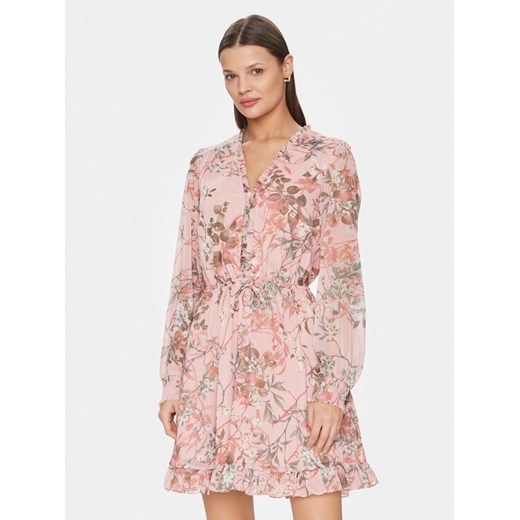 Guess Sukienka codzienna Vanessa W4GK42 WDW82 Różowy Regular Fit Guess M MODIVO