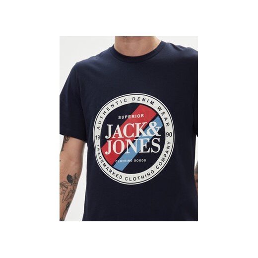 Jack&Jones Komplet 2 t-shirtów Loyd & Loof 12256960 Czarny Standard Fit L MODIVO