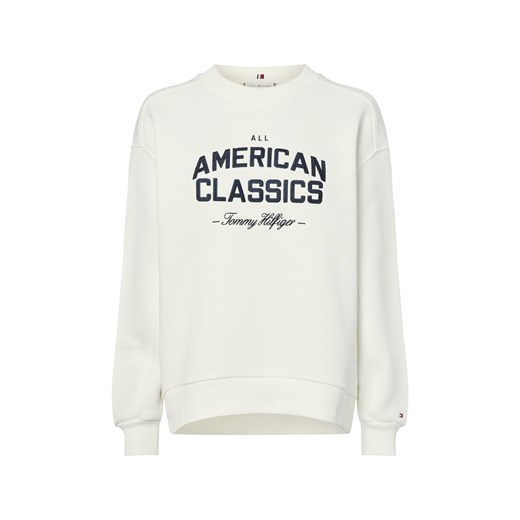 Tommy Hilfiger Bluza damska Kobiety écru jednolity ze sklepu vangraaf w kategorii Bluzy damskie - zdjęcie 184261370
