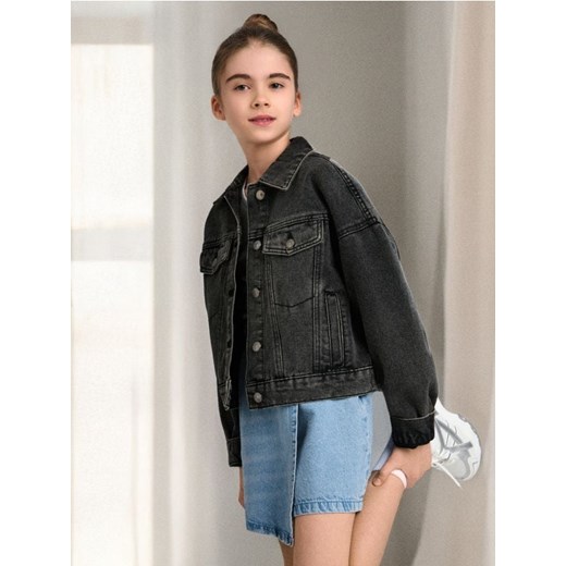 Sinsay - Katana jeansowa - czarny Sinsay 164 (13-14 l) Sinsay
