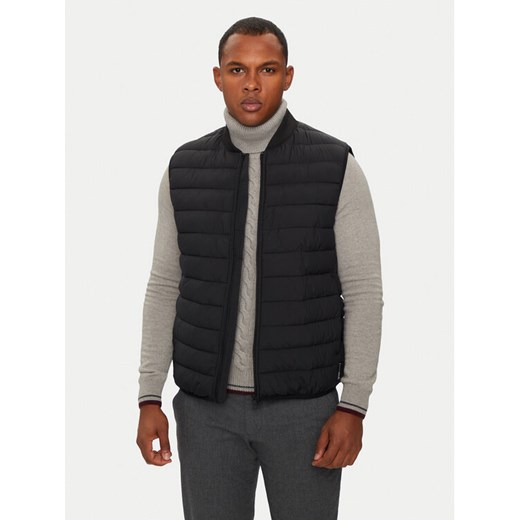 Tom Tailor Denim Kamizelka 1042139 Czarny Regular Fit ze sklepu MODIVO w kategorii Kamizelki męskie - zdjęcie 184261620