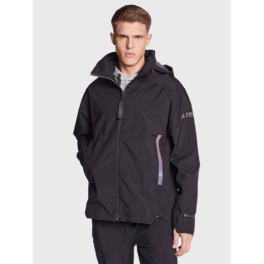 adidas Kurtka przeciwdeszczowa Terrex Ct Myshelter H65700 Czarny Regular Fit ze sklepu MODIVO w kategorii Kurtki męskie - zdjęcie 184261622