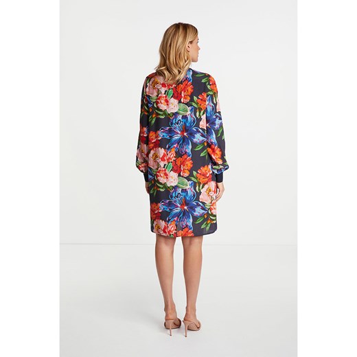 Rich &amp; Royal Sukienka w kolorze niebiesko-czerwonym Rich & Royal 38 wyprzedaż Limango Polska