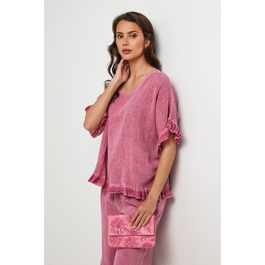 Lin Passion Bluzka w kolorze różowym Lin Passion 40/42 promocyjna cena Limango Polska