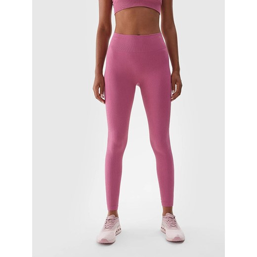 4F Legginsy sportowe w kolorze różowym ze sklepu Limango Polska w kategorii Spodnie damskie - zdjęcie 184263203