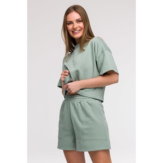 Be Wear Szorty dresowe w kolorze miętowym ze sklepu Limango Polska w kategorii Szorty - zdjęcie 184263262