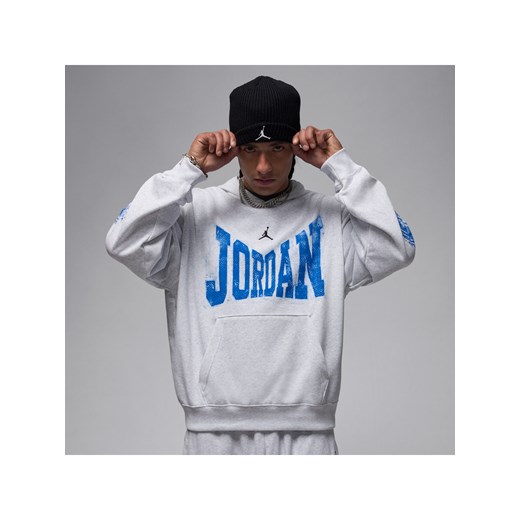Męska uniwersytecka bluza z kapturem Jordan Brooklyn - Brązowy ze sklepu Nike poland w kategorii Bluzy męskie - zdjęcie 184264251