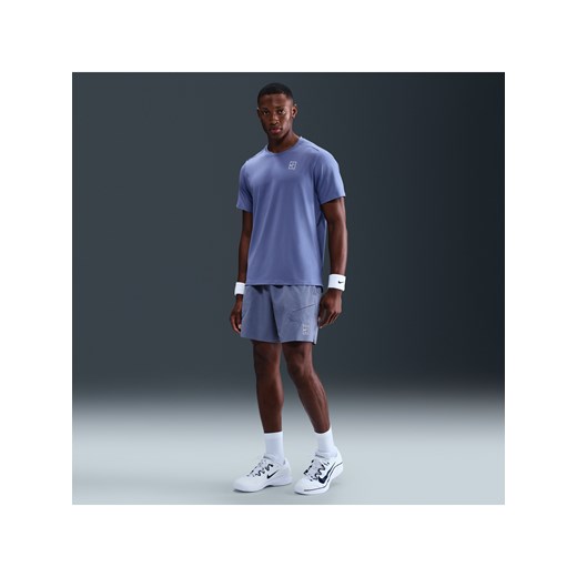 Męskie spodenki do tenisa 15 cm Dri-FIT NikeCourt Advantage - Niebieski ze sklepu Nike poland w kategorii Spodenki męskie - zdjęcie 184264253