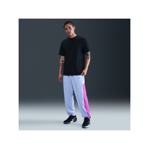 Męskie spodnie do koszykówki z tkaniny Nike Icon - Niebieski ze sklepu Nike poland w kategorii Spodnie męskie - zdjęcie 184264271