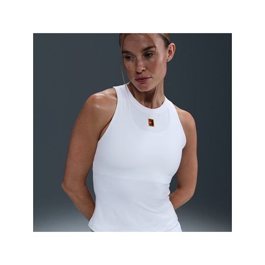 Damska koszulka tenisowa bez rękawów Dri-FIT NikeCourt Slam - Biel ze sklepu Nike poland w kategorii Bluzki damskie - zdjęcie 184264311