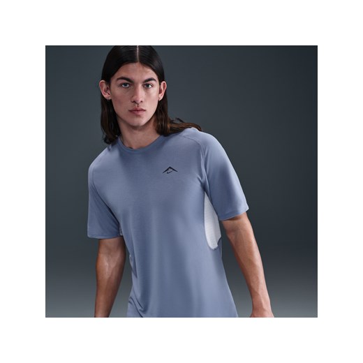 Męska koszulka z krótkim rękawem do biegania Dri-FIT ADV Nike Solar Chase - Niebieski ze sklepu Nike poland w kategorii T-shirty męskie - zdjęcie 184264343