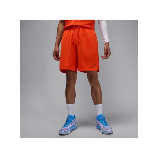 Męskie spodenki z siateczki Dri-FIT Jordan Sport - Pomarańczowy ze sklepu Nike poland w kategorii Spodenki męskie - zdjęcie 184264360