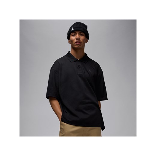 Męska koszulka polo Jordan Brooklyn - Czerń ze sklepu Nike poland w kategorii T-shirty męskie - zdjęcie 184264613