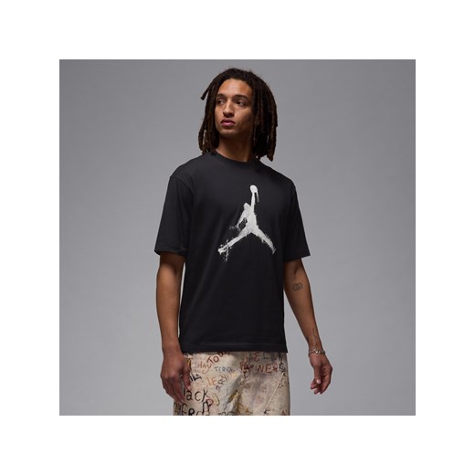 T-shirt męski Jordan Brooklyn - Czerń ze sklepu Nike poland w kategorii T-shirty męskie - zdjęcie 184264674
