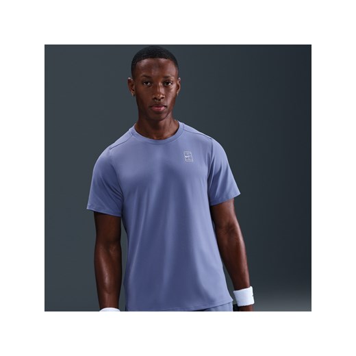 Męska koszulka do tenisa Dri-FIT NikeCourt Advantage - Niebieski ze sklepu Nike poland w kategorii T-shirty męskie - zdjęcie 184264692