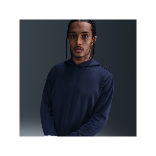 Męska bluza z kapturem do golfa Dri-FIT Nike Tour - Niebieski ze sklepu Nike poland w kategorii Bluzy męskie - zdjęcie 184264714