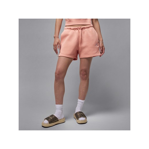 Spodenki damskie Jordan Brooklyn Fleece - Pomarańczowy ze sklepu Nike poland w kategorii Szorty - zdjęcie 184264832