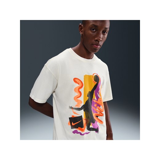 Męski T-shirt do koszykówki Max90 Nike - Biel ze sklepu Nike poland w kategorii T-shirty męskie - zdjęcie 184265064