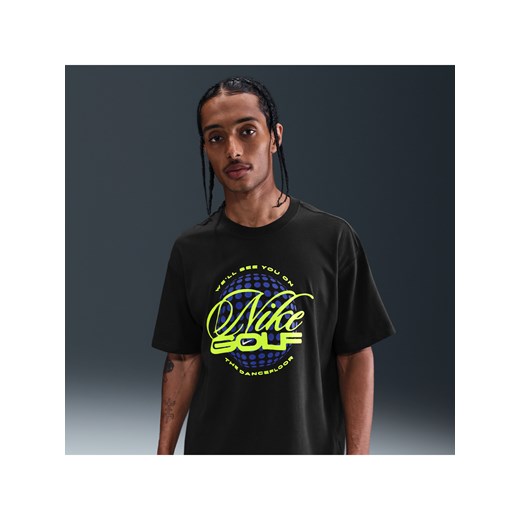 Męski T-shirt do golfa Nike - Zieleń ze sklepu Nike poland w kategorii T-shirty męskie - zdjęcie 184265072