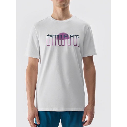 4F Koszulka w kolorze białym ze sklepu Limango Polska w kategorii T-shirty męskie - zdjęcie 184268391