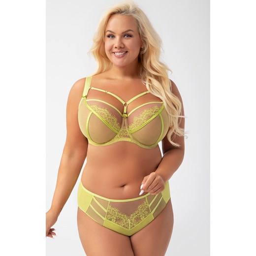 Gorsenia biustonosz miękki soft limonkowy K496/2 Paradise, Kolor limonka, Rozmiar 80D, Gorsenia ze sklepu Intymna w kategorii Biustonosze - zdjęcie 184268912