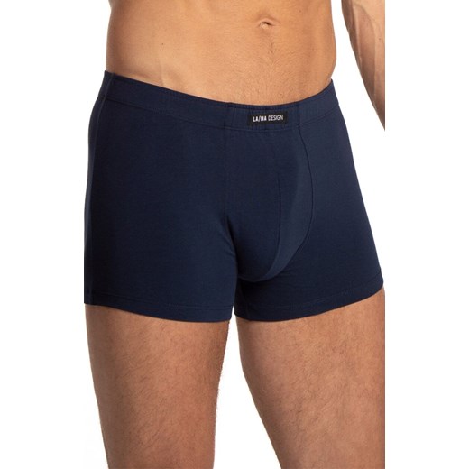 3-pack bawełniane bokserki męskie M-1072SZ, Kolor granatowo-czarny, Rozmiar L, LAMA ze sklepu Intymna w kategorii Majtki męskie - zdjęcie 184268964
