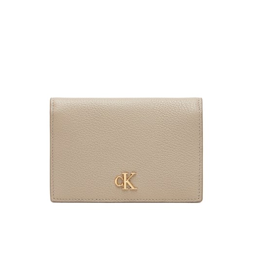 Calvin Klein Etui na karty kredytowe Min Monogram 6cc Flap Cardcase LV04F1063G Brązowy ze sklepu MODIVO w kategorii Etui - zdjęcie 184269380