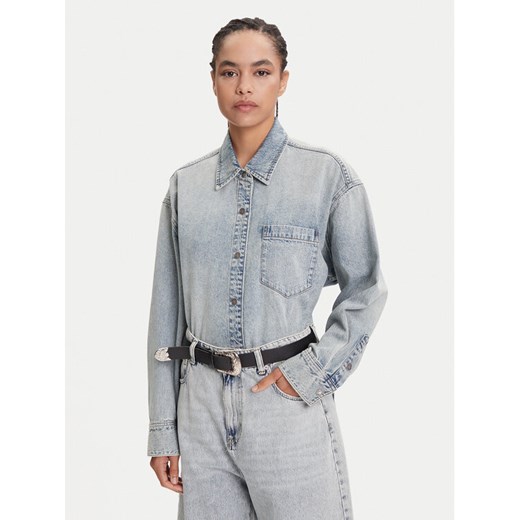 Miss Sixty Koszula jeansowa 6S1XJ49500 Niebieski Loose Fit ze sklepu MODIVO w kategorii Kurtki damskie - zdjęcie 184269381