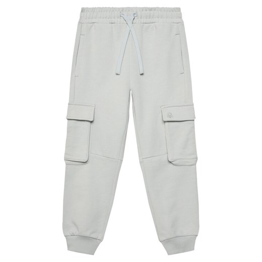 United Colors Of Benetton Spodnie dresowe 3UNICF066 Szary Regular Fit ze sklepu MODIVO w kategorii Spodnie chłopięce - zdjęcie 184269450