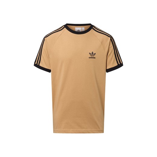 adidas Originals Koszulka męska Mężczyźni Bawełna brązowy jednolity ze sklepu vangraaf w kategorii T-shirty męskie - zdjęcie 184269862