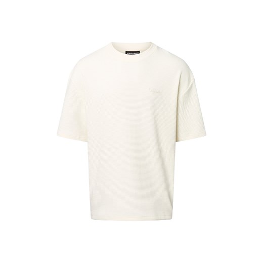 PEGADOR Koszulka męska - Signar Mężczyźni Bawełna piaskowy jednolity ze sklepu vangraaf w kategorii T-shirty męskie - zdjęcie 184269863