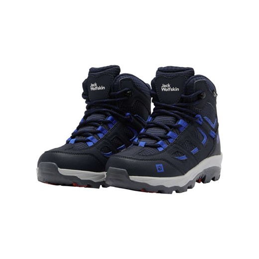 Jack Wolfskin Buty trekkingowe &quot;VOJO TEXAPORE MID&quot; w kolorze granatowo-niebieskim ze sklepu Limango Polska w kategorii Buty trekkingowe dziecięce - zdjęcie 184270391