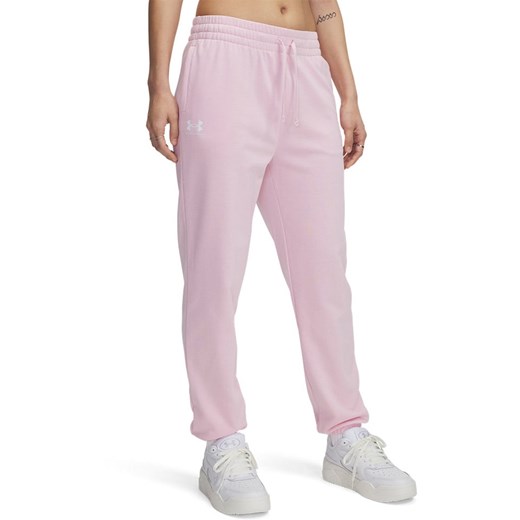 Under Armour Spodnie dresowe w kolorze jasnoróżowym ze sklepu Limango Polska w kategorii Spodnie damskie - zdjęcie 184270404