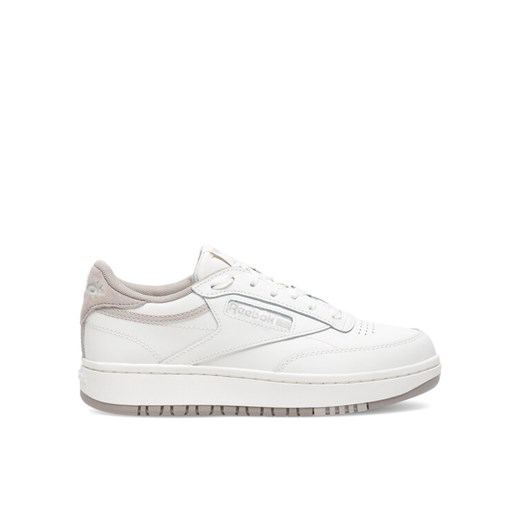 Sneakersy Reebok Club C Double 100074267 Écru ze sklepu eobuwie.pl w kategorii Buty sportowe damskie - zdjęcie 184271124