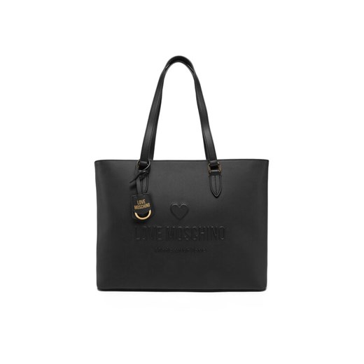 LOVE MOSCHINO Torebka JC4114PP1ML1000A Czarny ze sklepu MODIVO w kategorii Torby Shopper bag - zdjęcie 184271231