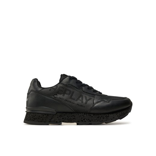 Sneakersy REPLAY Arthur Total GMS68 .000.C0087S Czarny ze sklepu eobuwie.pl w kategorii Buty sportowe męskie - zdjęcie 184271741